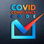 Black Background Covid Compliance Code